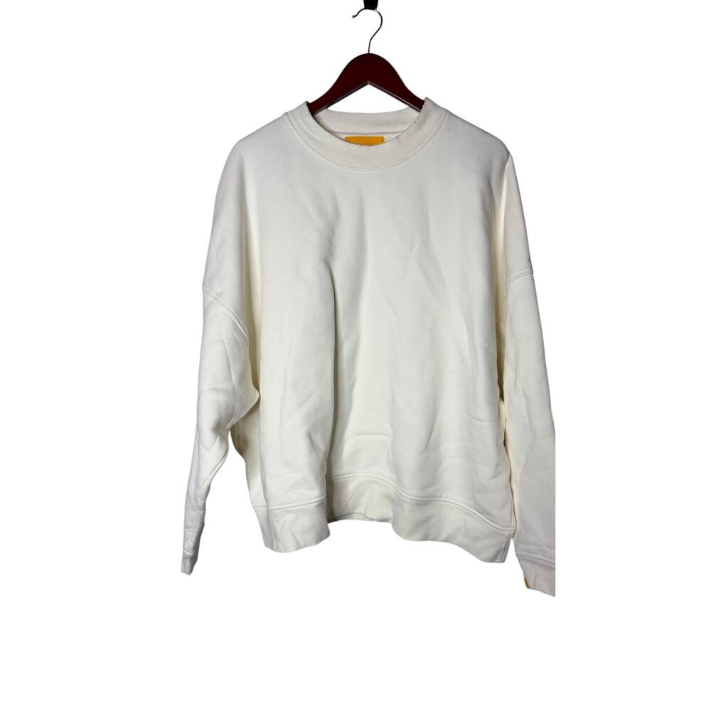 New Yellow Label Co. off white cream one size sweatshirt unisex